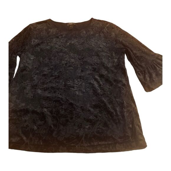 Ann Taylor Black Burnout Tunic - Picture 11 of 11